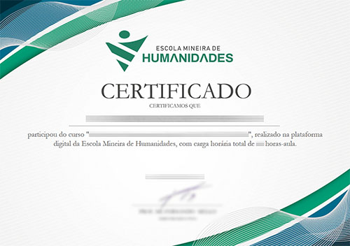 Exemplo de certificado